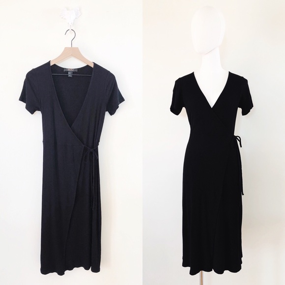 forever 21 contemporary wrap dress